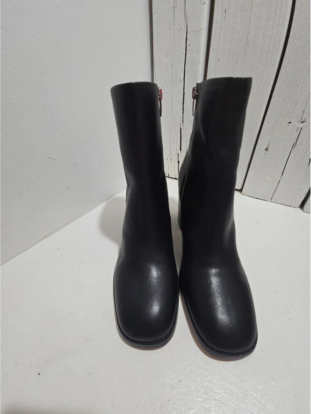 Marc Fisher Women's Lysia Bootie Ankle Boots Black Size 11 M Leather Box30